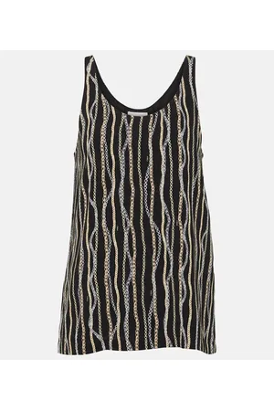 Chloé Chloé Bedrucktes Top aus Seide