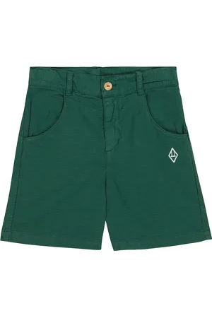 The Animals Observatory Shorts Pig aus Baumwolle und Leinen