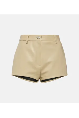 MAGDA BUTRYM High-Rise Shorts aus Leder