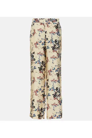 ASCENO Weite Hose London aus Seide
