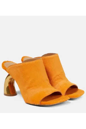 DRIES VAN NOTEN Pantoletten aus Kalbshaar