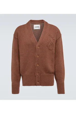Jil Sander Bestickter Cardigan aus Strick