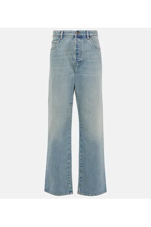 Miu Miu Mid-Rise Wide-Leg Jeans