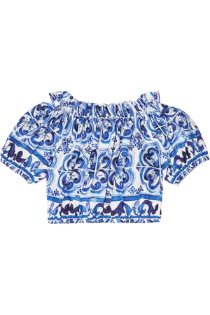 Dolce & Gabbana Bedrucktes Top aus Baumwolle