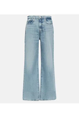 Frame High-Rise Wide-Leg Jeans Le Jane
