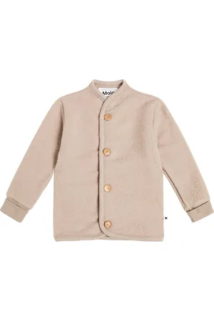 Molo Baby Cardigan Umber aus Wolle