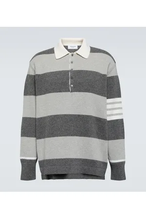 Thom Browne Polopullover aus Schurwolle