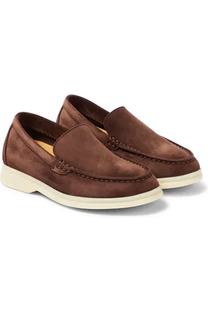Loro Piana Loafers Summer Walk aus Veloursleder