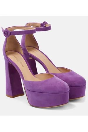 Gianvito Rossi Pumps Vernice aus Veloursleder