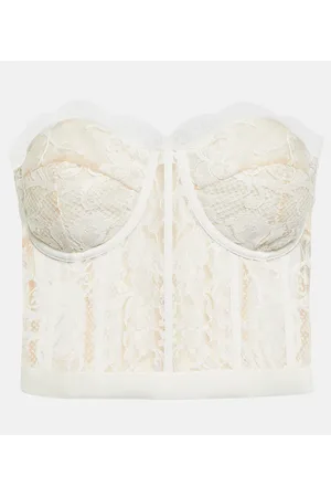 Alexander McQueen Korsett aus Guipure-Spitze