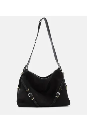 Givenchy Schultertasche Voyou Medium aus Veloursleder