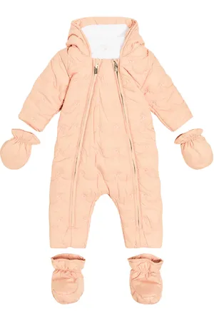 Chloé Chloé Kids Baby Bestickter Schneeanzug