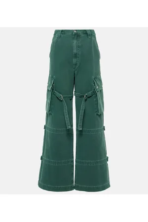 AGOLDE Mid-Rise Wide-Leg Jeans Vivian Strap