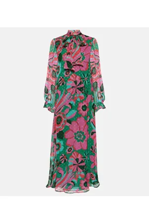 RIXO London Maxikleid Ferne aus Georgette