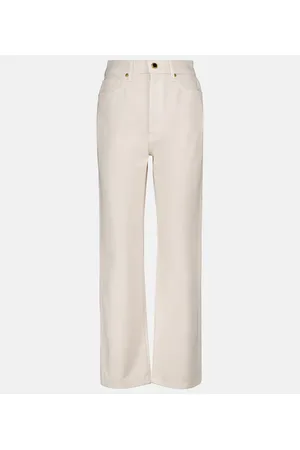 Khaite High-Rise Straight Jeans Abigail