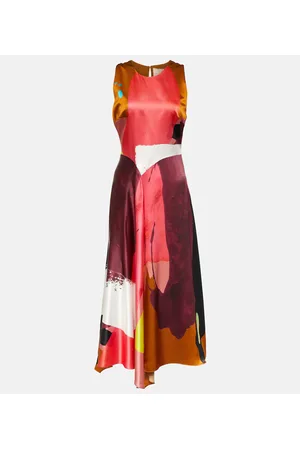 Roksanda Maxikleid aus Seidensatin
