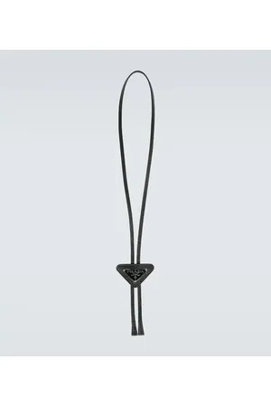 Prada Bolo Tie aus Saffiano-Leder