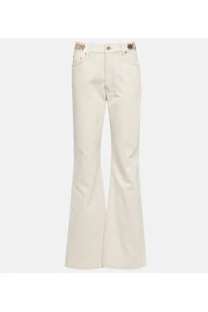 Paco rabanne Verzierte High-Rise Flared Jeans