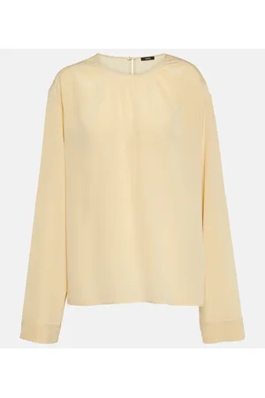 Joseph Bluse Braidwood aus Seiden-Crêpe