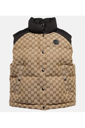 Gucci Daunenweste GG aus Canvas
