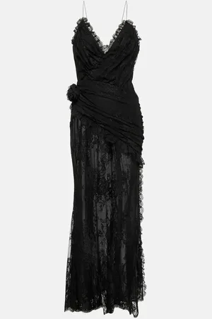 Alessandra Rich Maxikleid aus Spitze