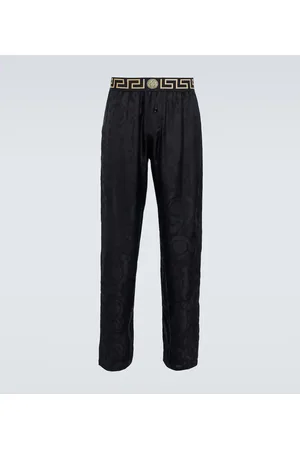 VERSACE Pyjama-Hose Barocco aus Seiden-Twill