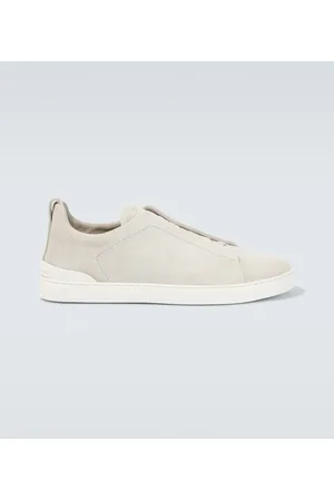 Ermenegildo Zegna Sneakers Triple Stitch aus Veloursleder
