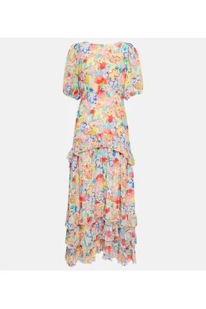 RIXO London Bedrucktes Maxikleid Shireen