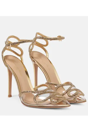 Gianvito Rossi Verzierte Pumps mit Metallic-Leder