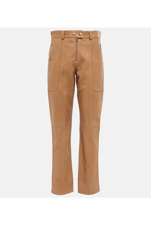 Isabel Marant Gerade Hose Anazia aus Leder
