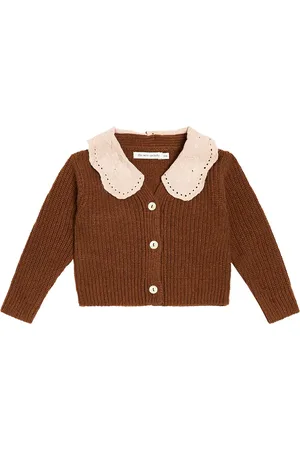 The New Society Baby Cardigan Venera aus Rippstrick