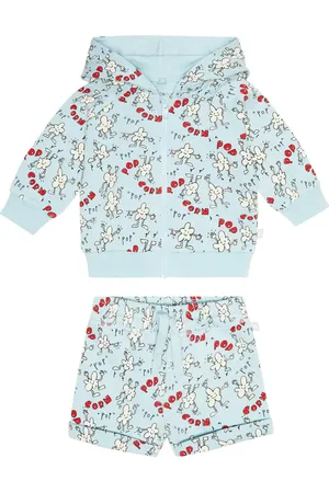 Stella McCartney Baby Set aus Kapuzenjacke und Shorts