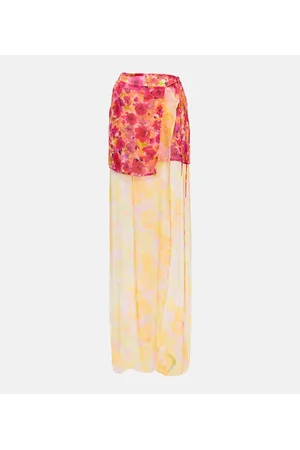 DRIES VAN NOTEN Maxirock Silene aus Seide