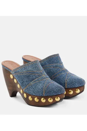 Alaïa Alaïa Clogs Le Sabot aus Denim