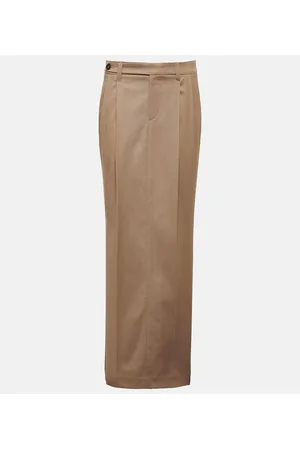 Brunello Cucinelli Low-Rise-Maxirock aus einem Baumwollgemisch