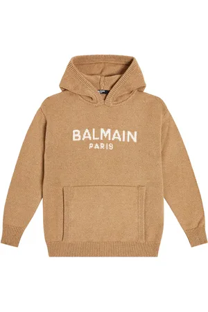 Balmain Hoodie aus Wolle und Kaschmir