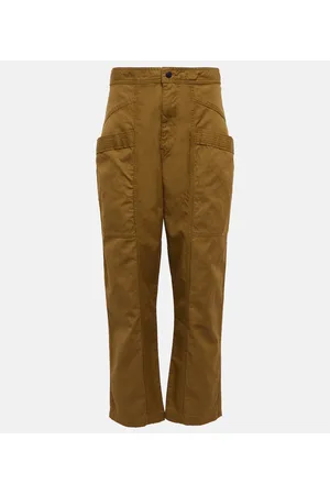Marant Etoile Hose Pandore aus einem Baumwollgemisch