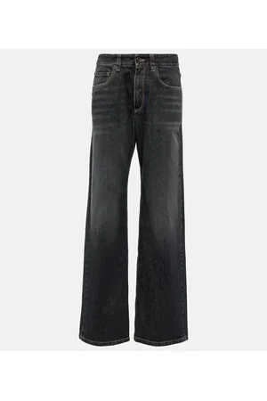 Brunello Cucinelli Verzierte Wide-Leg Jeans
