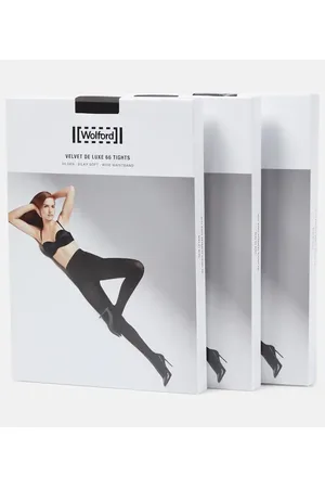 Wolford Set Velvet de Luxe 66 aus drei Strumpfhosen