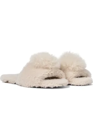 Aquazzura Pantoletten Foxy aus Shearling
