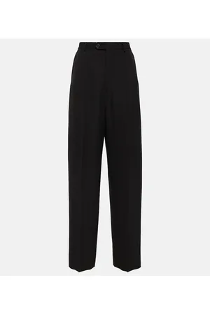 Balenciaga Mid-Rise-Hose aus Wolle
