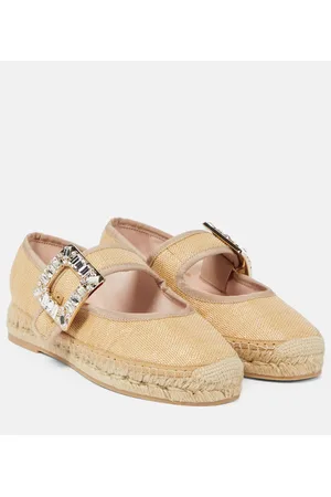 Roger Vivier Verzierte Espadrilles Babies aus Canvas