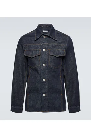 DRIES VAN NOTEN Hemdjacke aus Denim