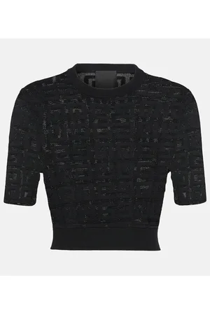 Givenchy Cropped-Top 4G aus Jacquard