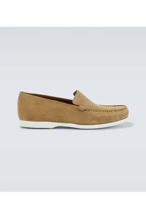 Manolo Blahnik Slip-Ons Monaco aus Veloursleder