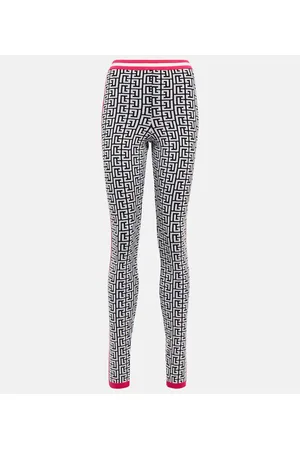 Balmain Leggings aus einem Wollgemisch