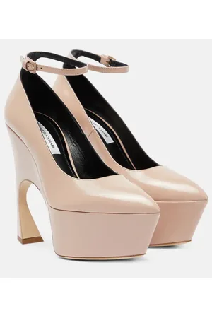 Victoria Beckham Plateau-Pumps aus Leder
