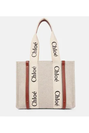 Chloé Chloé Tote Woody Medium aus Canvas