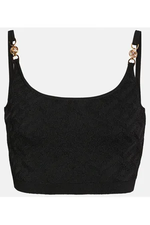 VERSACE Cropped-Top La Greca Medusa 