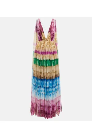 VALENTINO Bedruckte Robe aus Seide